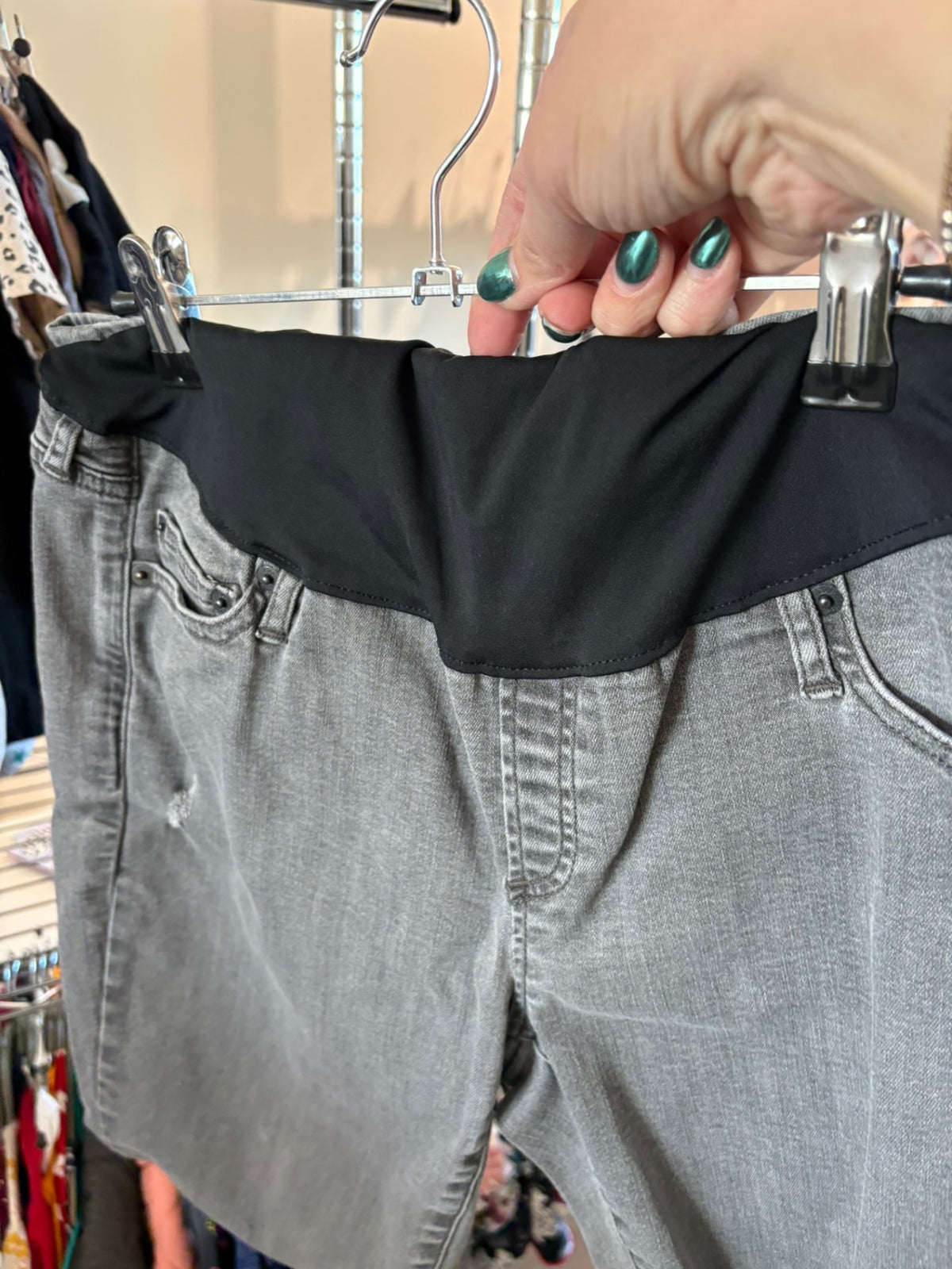 M GAP Maternity Jeans - Grey Wash