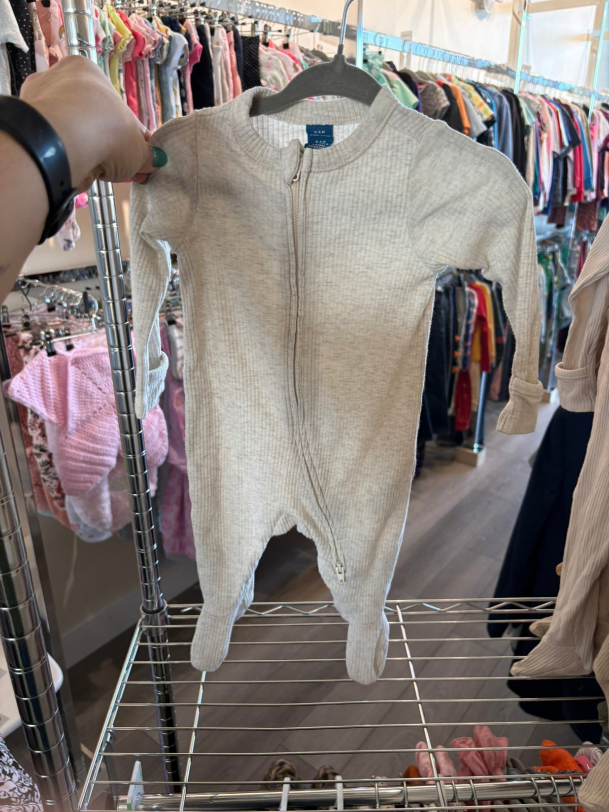 0-3m Old Navy Sleeper - Beige