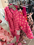 3-6m Child of Mine Fleece Sleeper - Pink w/Mouse