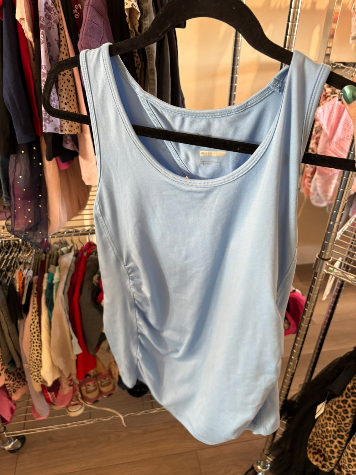M Old Navy Maternity Tank - Blue