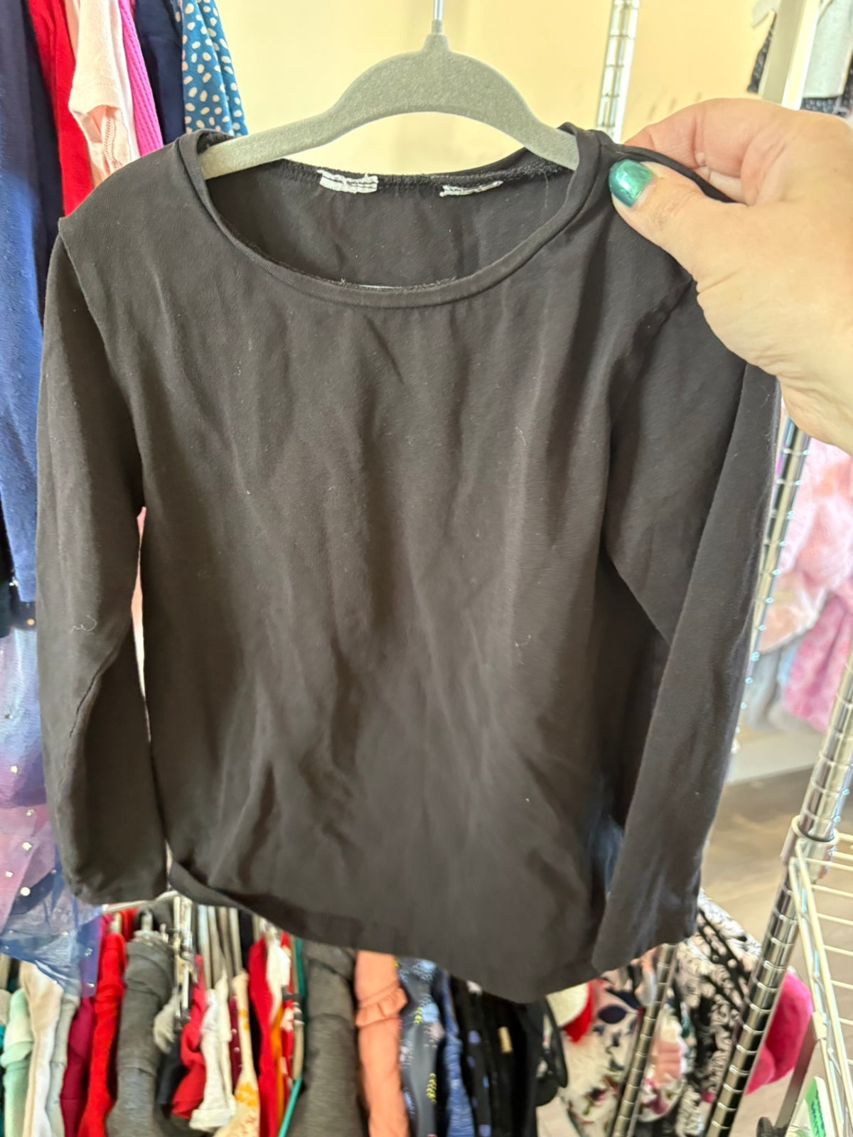5T Unknown Long Sleeve Shirt - Black