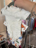 0-3m Huggies 2-Piece: Bodysuit - Stars Dino