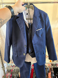 9 Yuan Lu 5-Piece: Suit - Navy