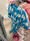 9-12m Carter's Fleece Sleeper - Blue Yeti