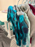 3-6m B+C Sweater - Blue Plaid