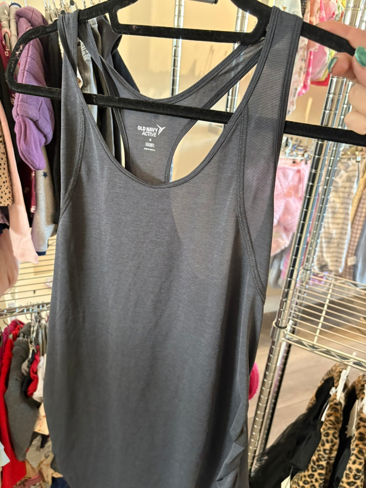 M Old Navy Maternity Tank - Navy