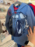5T Disney Hoodie - Blue w/Cars