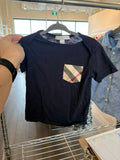 2T Burberry T-Shirt - Navy w/Pocket