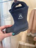 9T Kamik Rubber Boots - Navy
