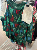 5T Carter's Sleeper - Green Xmas