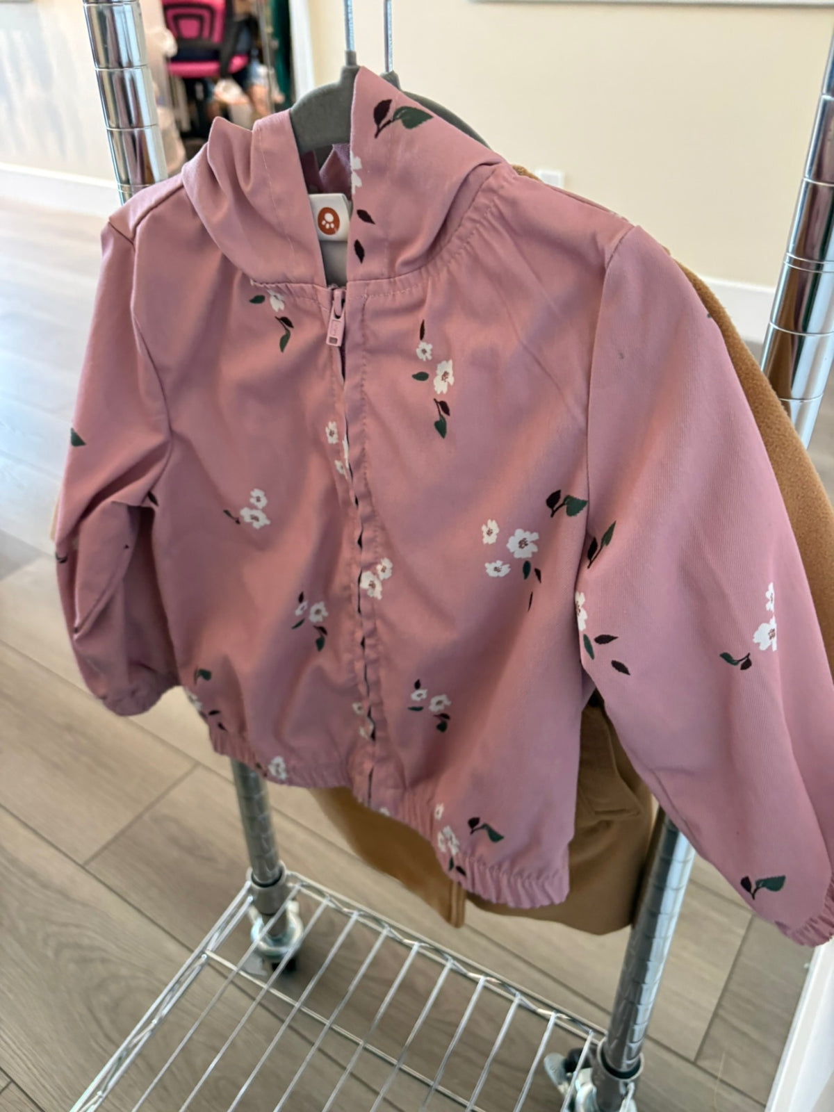12-18m Cozy Cub Coat - Pink Floral