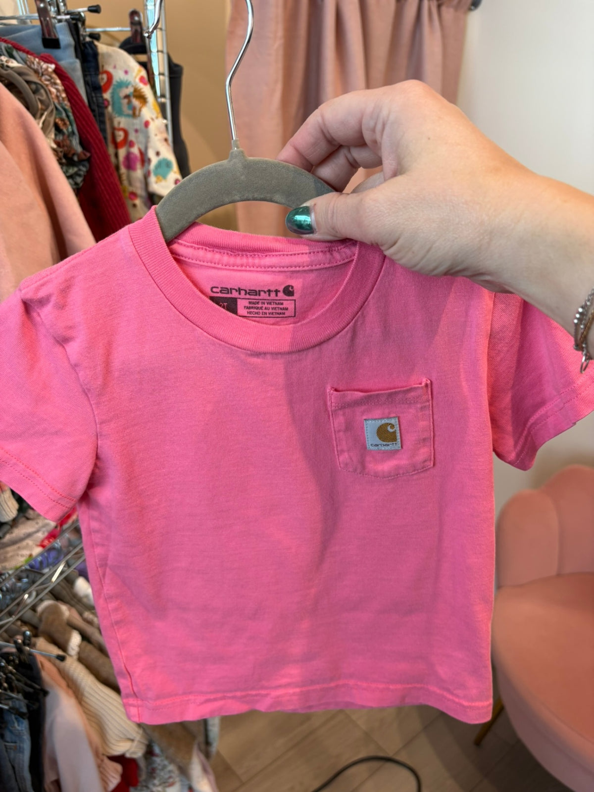 2T Carhartt T-Shirt - Pink