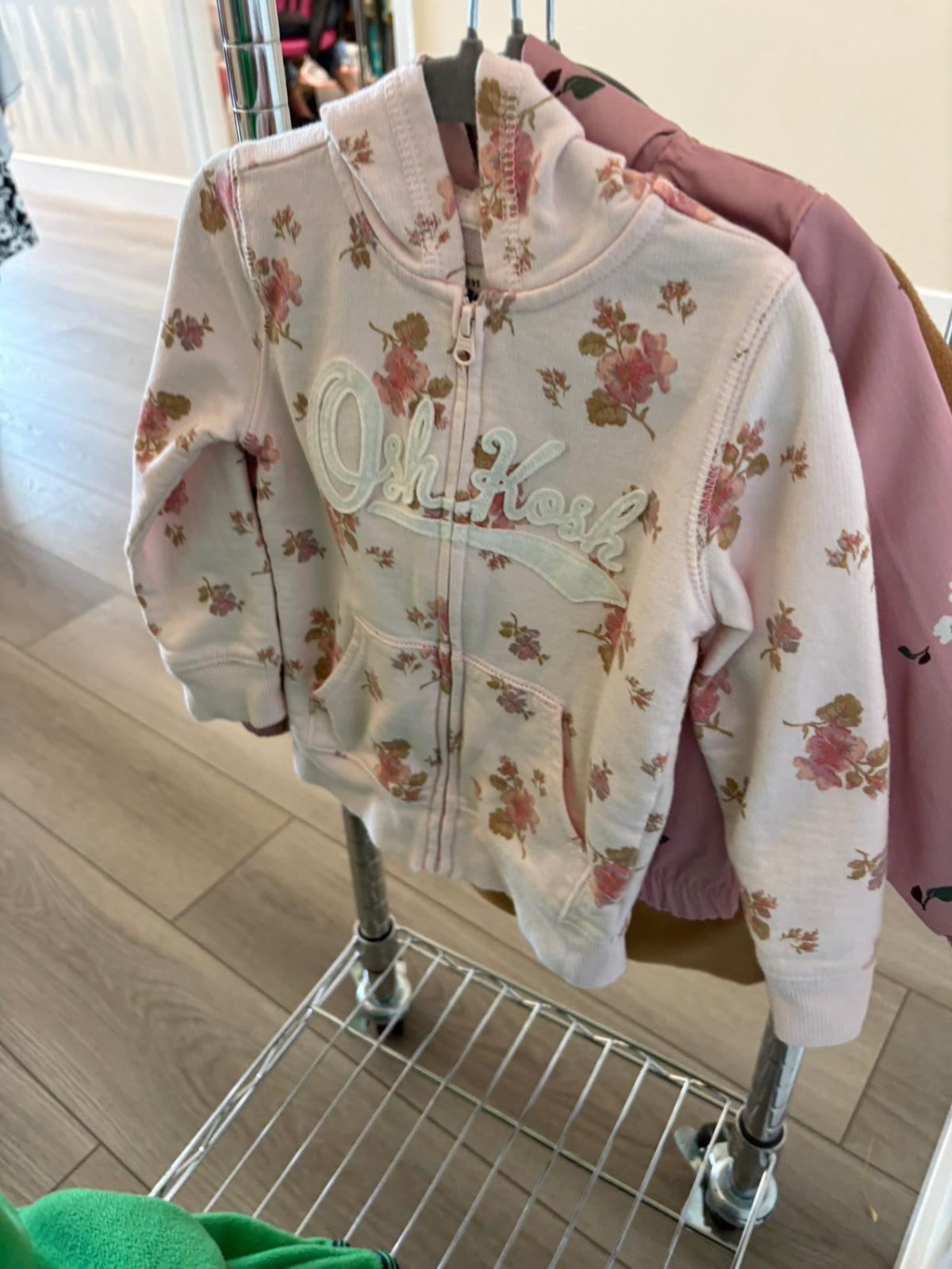 2T OshKosh B'gosh Hoodie - Pink Floral