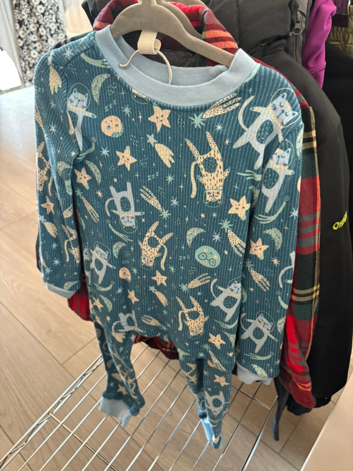 4T Little Watson's 2-Piece: PJs - Blue Space Cats