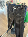 8 H&M Jeggings - Black w/Grey Wash