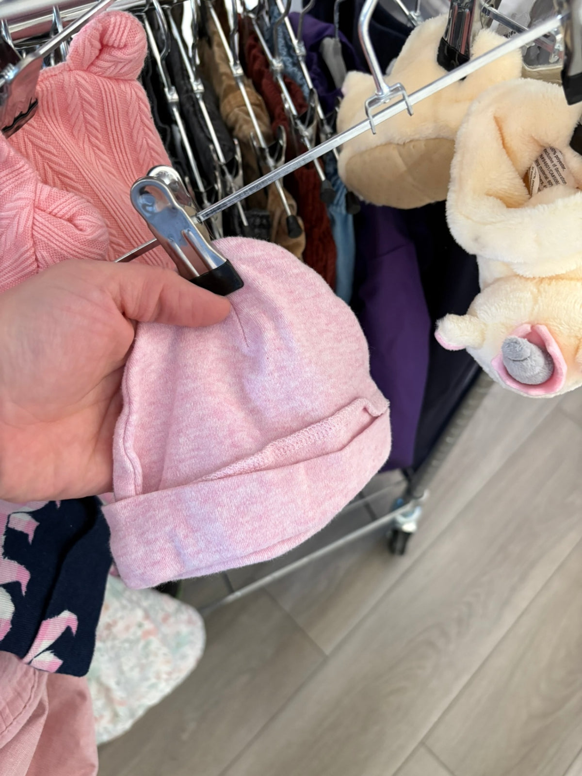 0-9m George Baby Hat - Pink