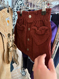2T Old Navy Skirt - Burgundy Corduroy