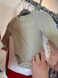 Newborn Mila Bodysuit - Light Green
