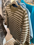 18-24m Carter's T-Shirt - Green w/Grey Stripe