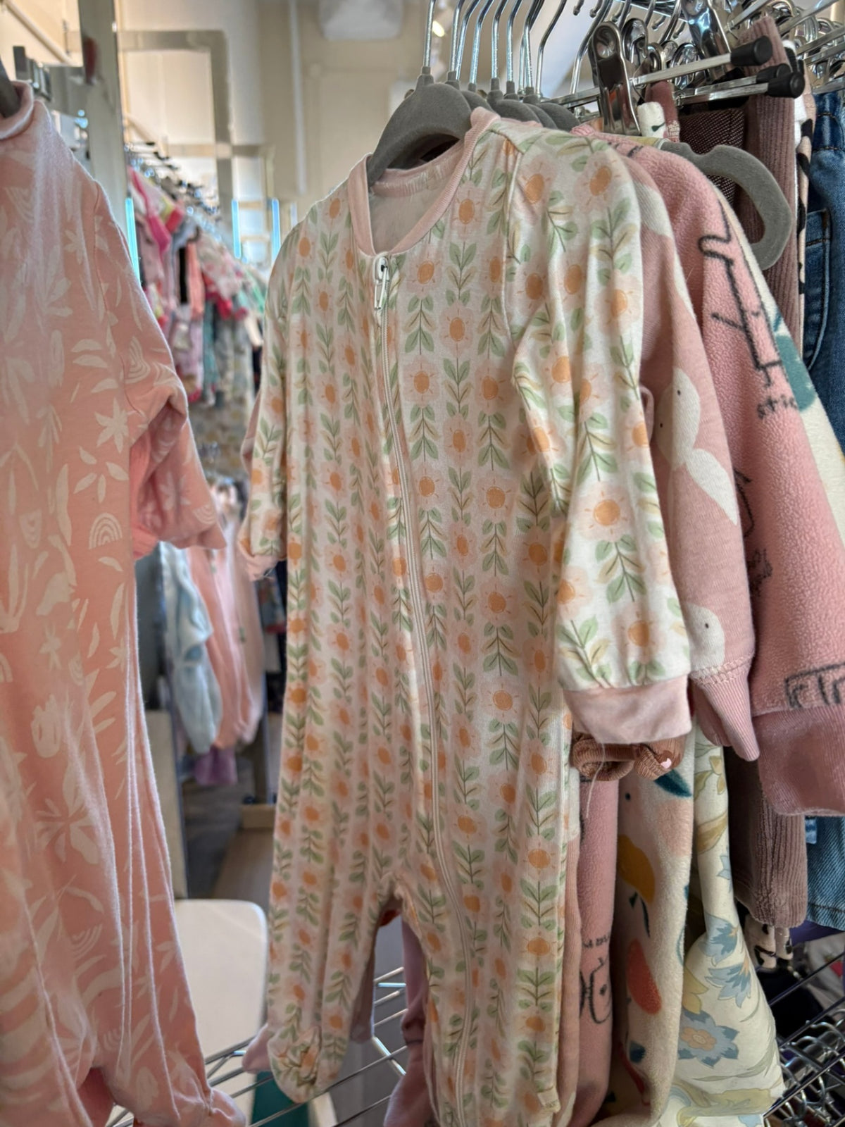 0-3m Milkberry Sleeper - Floral