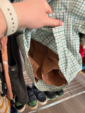 18-24m Ben Sherman 2-Piece: Shirt and Shorts - Green Plaid
