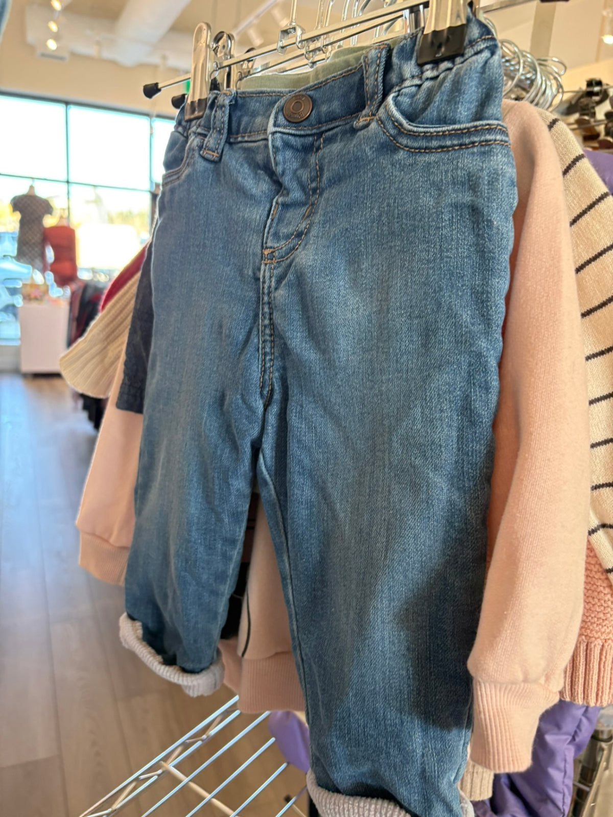 6-9m OshKosh B'gosh Jeans - White Cuff