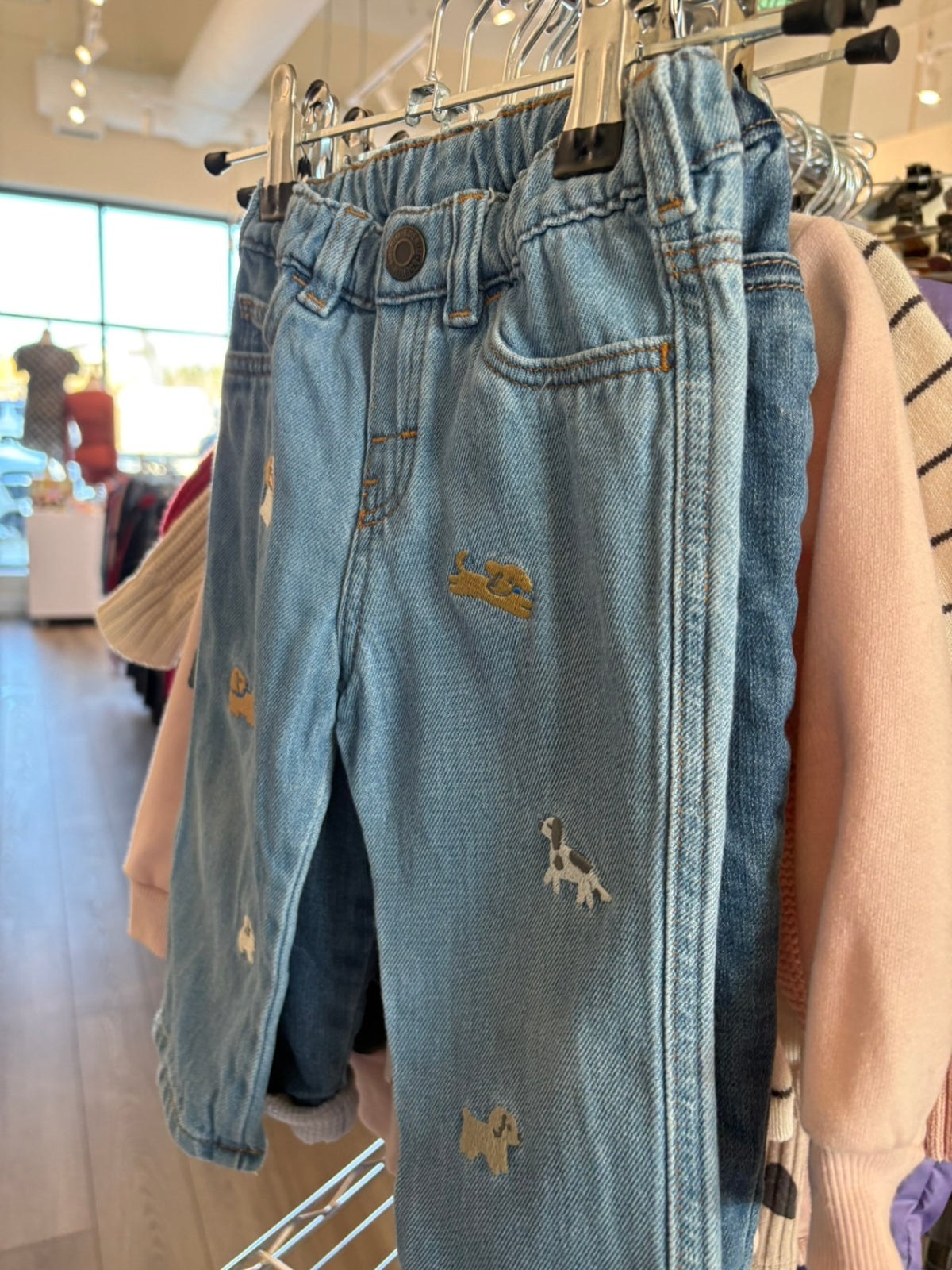 6-9m H&M Jeans - Dogs