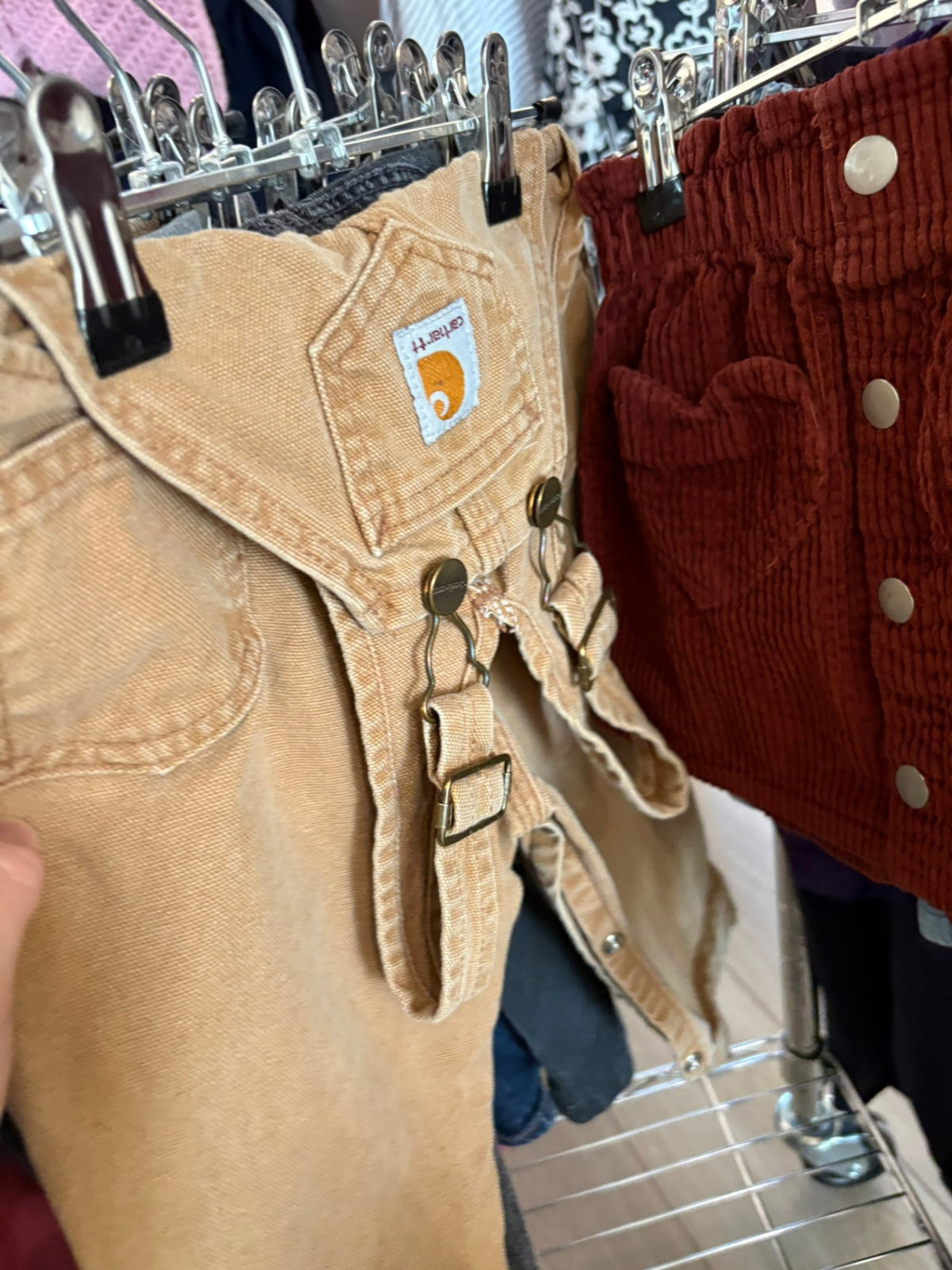 18-24m Carhartt Overalls - Khaki