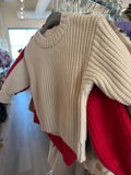 3-6m Unknown Sweater - Cream Knit