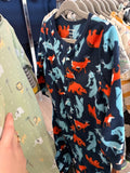 18-24m Joe Fresh Fleece Sleeper - Blue Animals