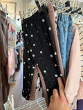 6-12m Joe Fresh Leggings - Black Snowflake