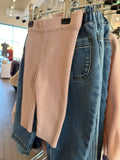 0-3m Carter's Leggings - Pink Ribbed