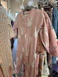 3-6m Carter's Sleeper - Pink Rabbits