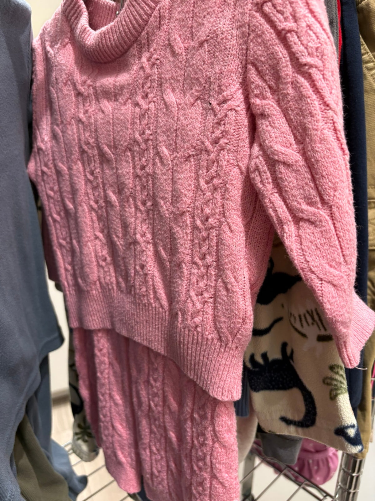 6-12m Old Navy 2-Piece: PJs - Pink Knit