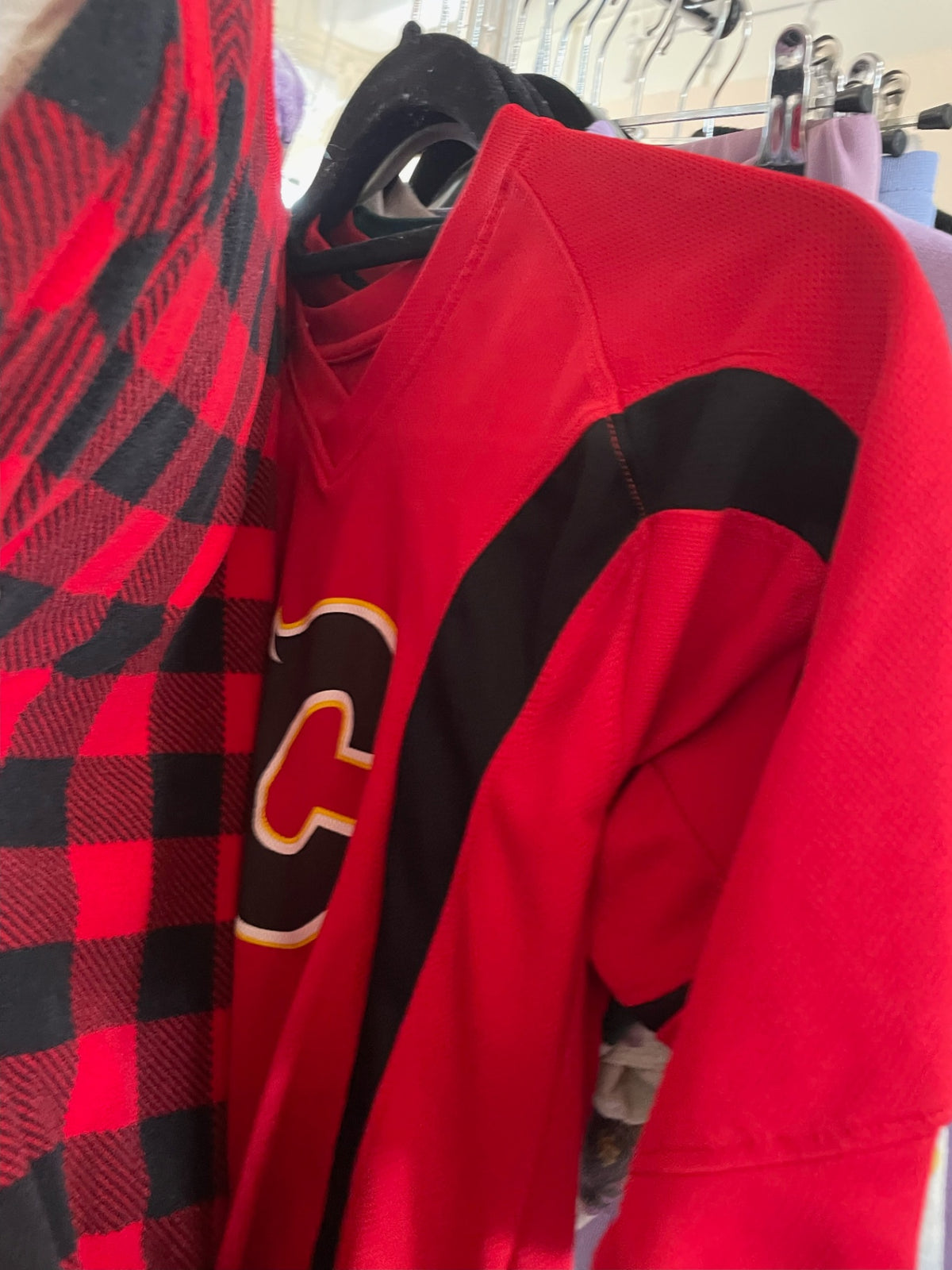 7-8Y NHL Jersey - Flames