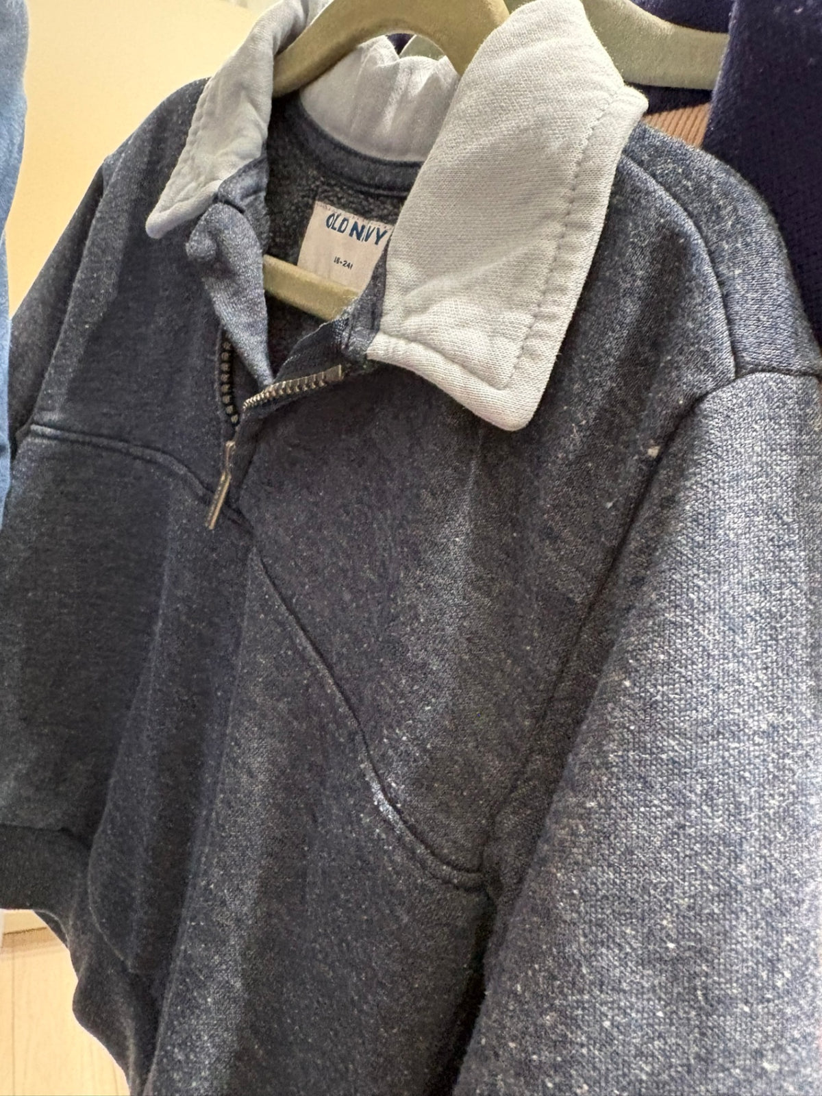 18-24m Old Navy Sweater - Navy Half Zip