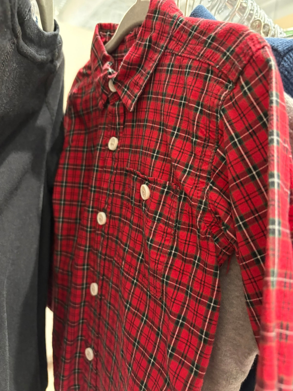 18-24m Old Navy Button-Up Shirt - Red
