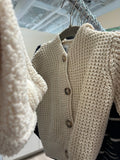 6-12m Old Navy Sweater - Cream