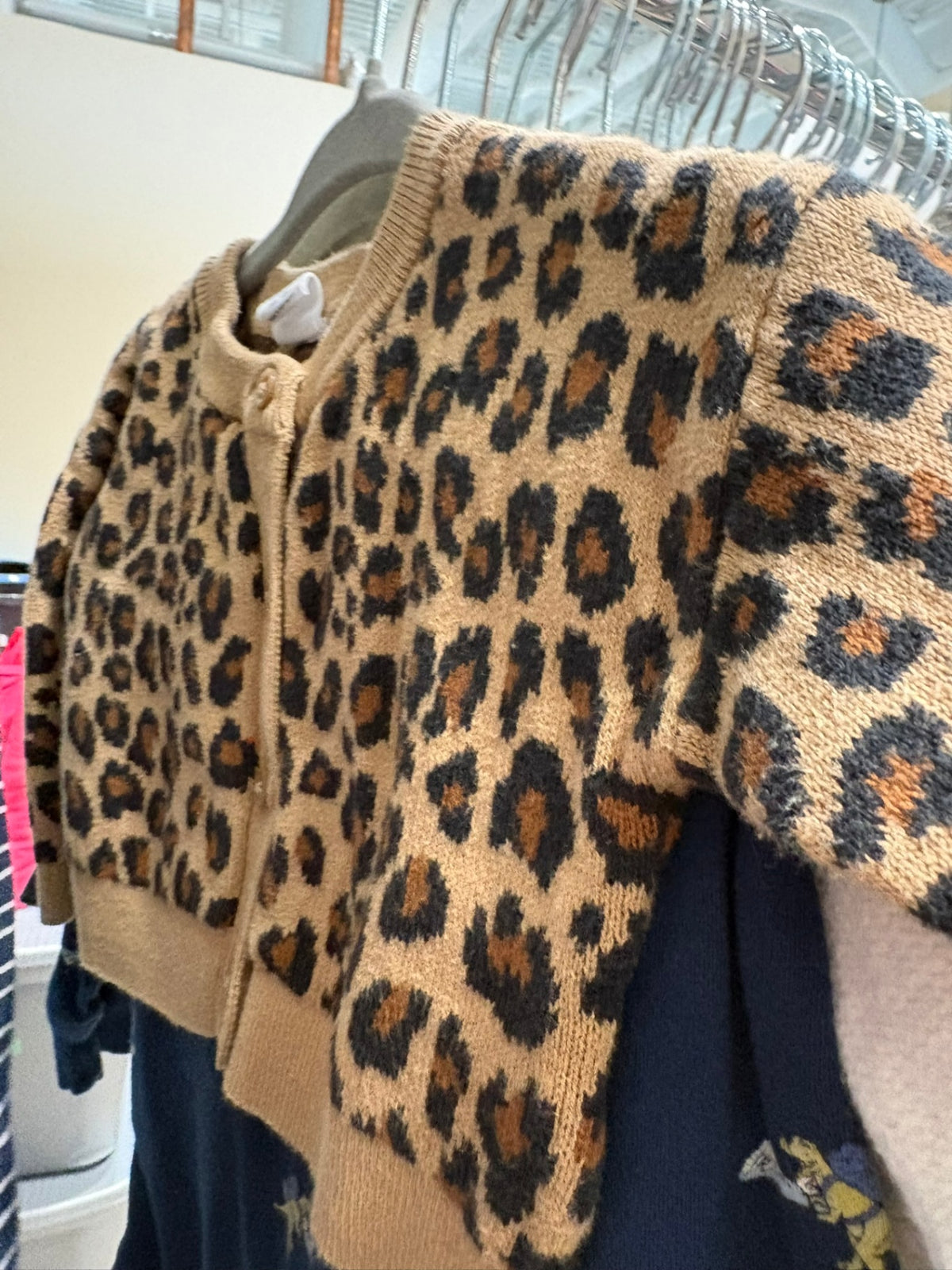 6-12m GAP Sweater - Cheetah