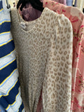 6-7Y GAP Dress - White Cheetah