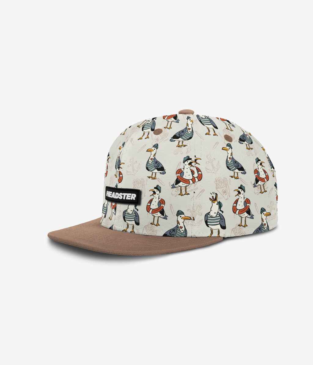 Captain Seagull Snapback - White Sand